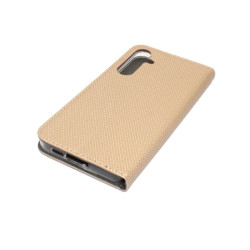 Etui Smart Magnet na telefon Samsung Galaxy A55 5G A556 złote