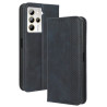 Etui Smart Retro na telefon HTC U23 Pro 5G 99HATM006-00 99HATM007-00 granatowe