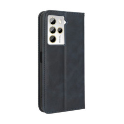 Etui Smart Retro na telefon HTC U23 Pro 5G 99HATM006-00 99HATM007-00 granatowe