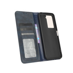 Etui Smart Retro na telefon HTC U23 Pro 5G 99HATM006-00 99HATM007-00 granatowe