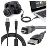 Kabel USB UC-E6 do aparatu - kompatybilny z wieloma markami Nikon Olympus Panasonic Sony Konica Minolta