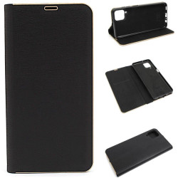 Etui Flip Vennus na telefon Samsung Galaxy A12 A125 / M12 M127 czarne
