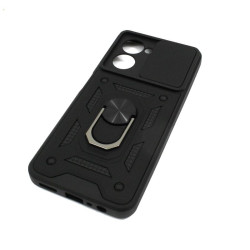 Etui pancerne CamShield Ring na telefon Realme C33 czarne