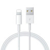 Kabel USB - LIGHTNING do telefonu Apple iPhone 13 12 11 XR Xs 8 7 6 5 iPad AIR 4 3 2 Pro 2017 Mini 5 4 3 2 przewód 1m BIAŁY HQ
