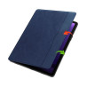 ETUI LEATHER CASE PEN na tablet Samsung Galaxy Tab S9 / Tab S9 FE / Tab S10 FE 11 / 10.9 cali granatowe z miejscem na rysik