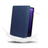 ETUI LEATHER CASE PEN na tablet Samsung Galaxy Tab S9 / Tab S9 FE / Tab S10 FE 11 / 10.9 cali granatowe z miejscem na rysik