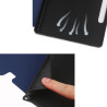ETUI LEATHER CASE PEN na tablet Samsung Galaxy Tab S9 / Tab S9 FE / Tab S10 FE 11 / 10.9 cali granatowe z miejscem na rysik
