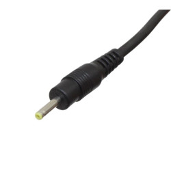 Kabel USB do tableta DC 5V 2A 2.5x0.7mm czarny przewód