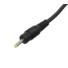 Kabel USB do tableta DC 5V 2A 2.5x0.7mm czarny przewód