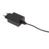 Kabel USB do tableta DC 5V 2A 2.5x0.7mm czarny przewód