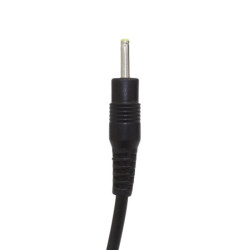 Kabel USB do tableta DC 5V 2A 2.5x0.7mm czarny przewód