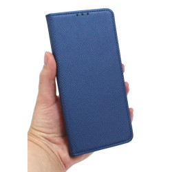 Etui Smart Magnet na telefon motorola moto g53 5G XT2335 / g73 5G XT2337 granatowe