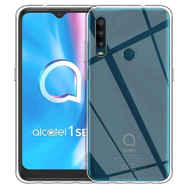 Etui Jelly Case na telefon Alcatel 1SE 2020 5030 / 1SE Light 4087U bezbarwne 1mm