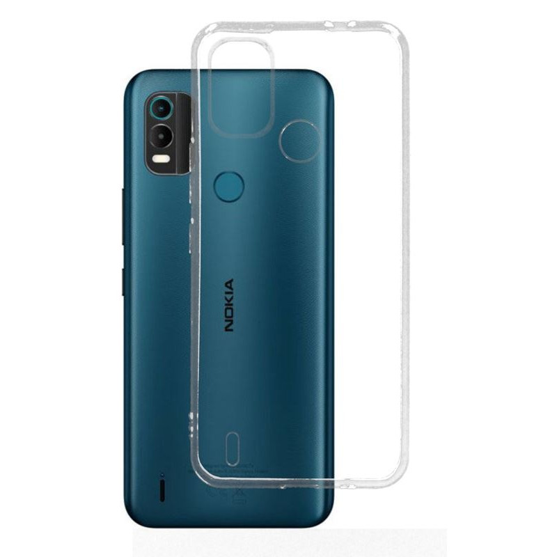 Etui Jelly Case na telefon Nokia C21+ TA-1424 bezbarwne 1mm
