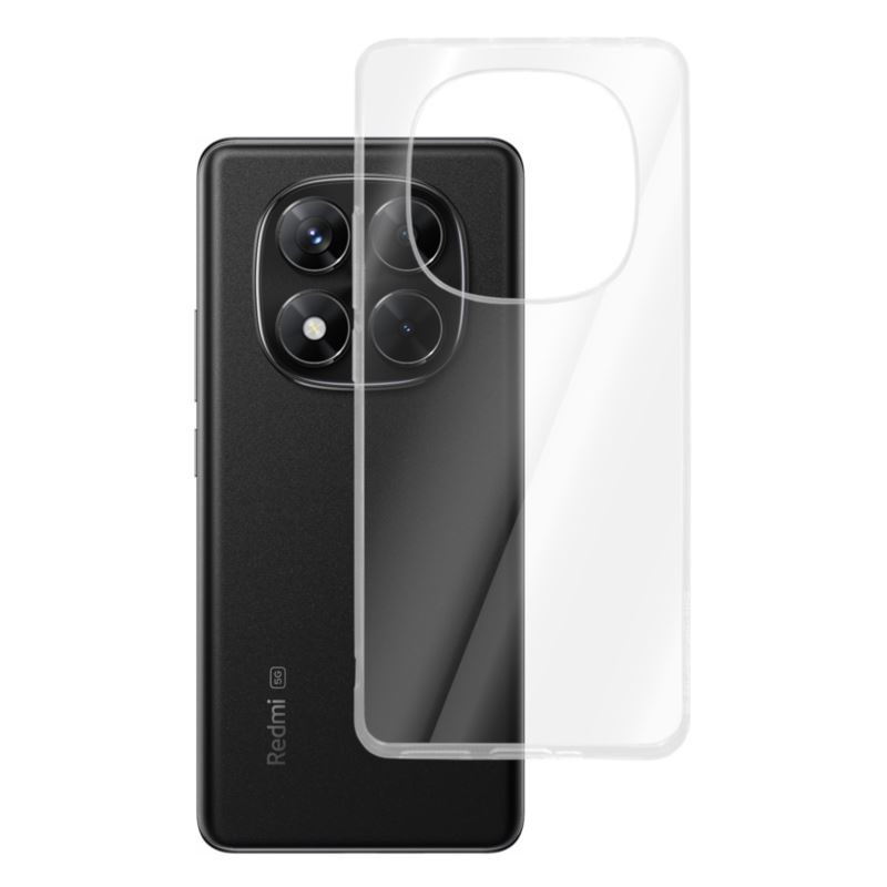 Etui Jelly Case na telefon Xiaomi Redmi Note 14 Pro 5G 24090RA29G / 14 Pro+ 5G 24115RA8EG / POCO X7 5G bezbarwne 1mm