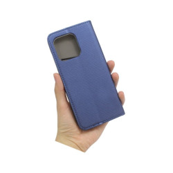 Etui Smart Magnet na telefon motorola edge 60 5G XT2505 / edge 60 fusion 5G XT2503 granatowe