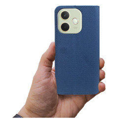 Etui Smart Magnet na telefon OPPO A5 Pro 4G CPH2711 / A5 Pro 5G CPH2695 granatowe
