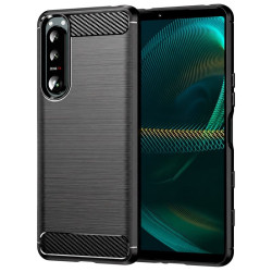 Etui Bumper Carbon Lux na telefon Sony Xperia 5 II 2020 5G czarne