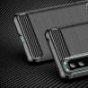 Etui Bumper Carbon Lux na telefon Sony Xperia 5 II 2020 5G czarne