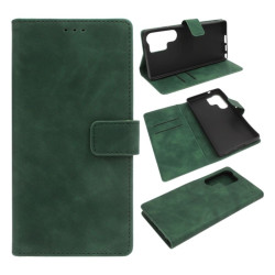Etui Smart Leather na telefon Samsung Galaxy S25 Ultra 5G S938 zielone