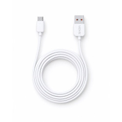 Kabel USB - micro USB 2m biały - ładowanie i dane 2.1A