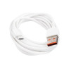Kabel USB - micro USB 2m biały - ładowanie i dane 2.1A