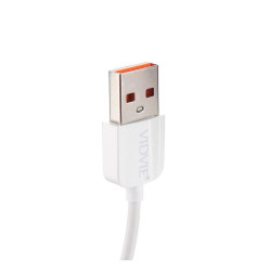 Kabel USB - micro USB 2m biały - ładowanie i dane 2.1A