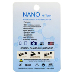9H SZKŁO ochronne W PŁYNIE NANO / FOLIA LIQUID ochronna na telefon 1ml