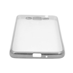Etui BUMPER GLOSSY TPU na telefon Samsung Galaxy Grand Prime G530 G531 srebrne