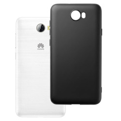 Etui Jelly Case na telefon Huawei Y5II CUN-L21 / Y6 II Compact czarne MATT
