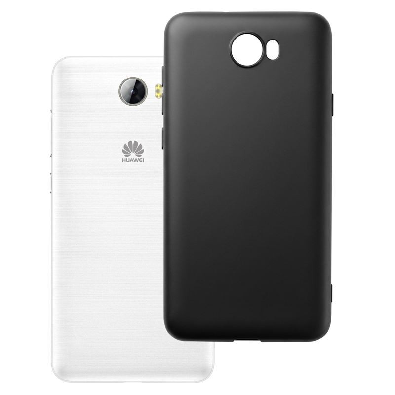 Etui Jelly Case na telefon Huawei Y5II CUN-L21 / Y6 II Compact czarne MATT