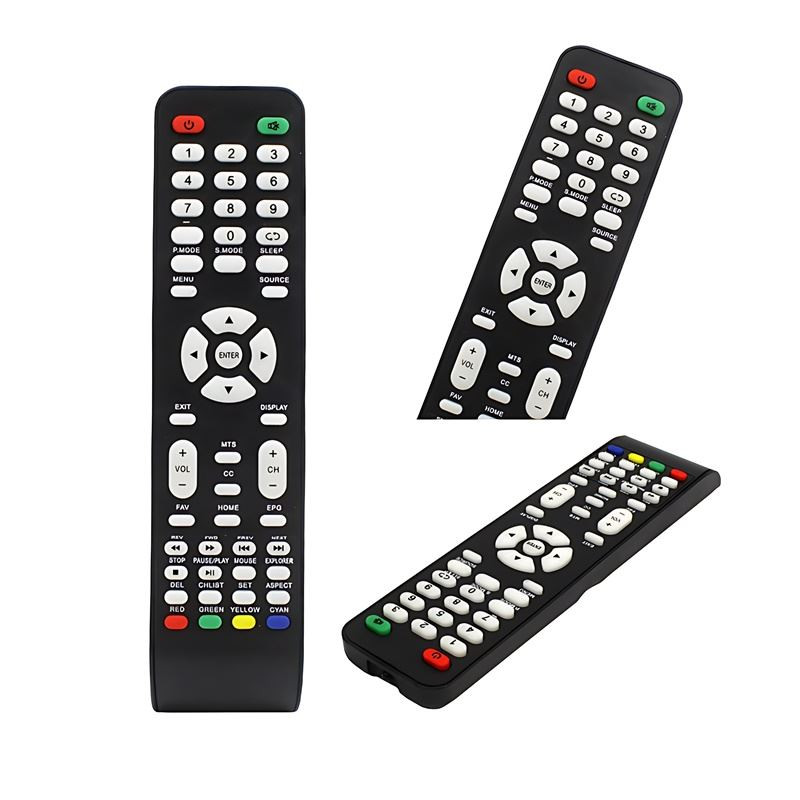Pilot do telewizora TV / LCD / LED / 3D / UHD / 4K / Smart uniwersalny / zamiennik 52 przyciski