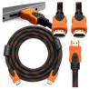 Kabel HDMI 5m gold 4K - pozłacane styki i oplot