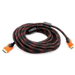 Kabel HDMI 5m gold 4K - pozłacane styki i oplot