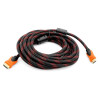 Kabel HDMI 5m gold 4K - pozłacane styki i oplot