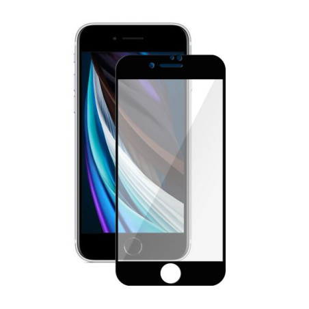 9D SZKŁO hartowane na telefon Apple iPhone 7 / 8 / SE 2020 / 2022 FULL GLUE czarne