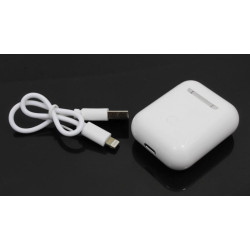 Słuchawki bezprzewodowe TWS i12 białe bluetooth