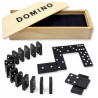 Domino drewniane układanka dla dzieci w pudełku 28 elementów