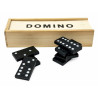 Domino drewniane układanka dla dzieci w pudełku 28 elementów | Gra logiczna