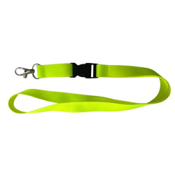 Smycz neon fluorescencyjna na szyję do telefonu i kluczy żółta 20mm x 52cm