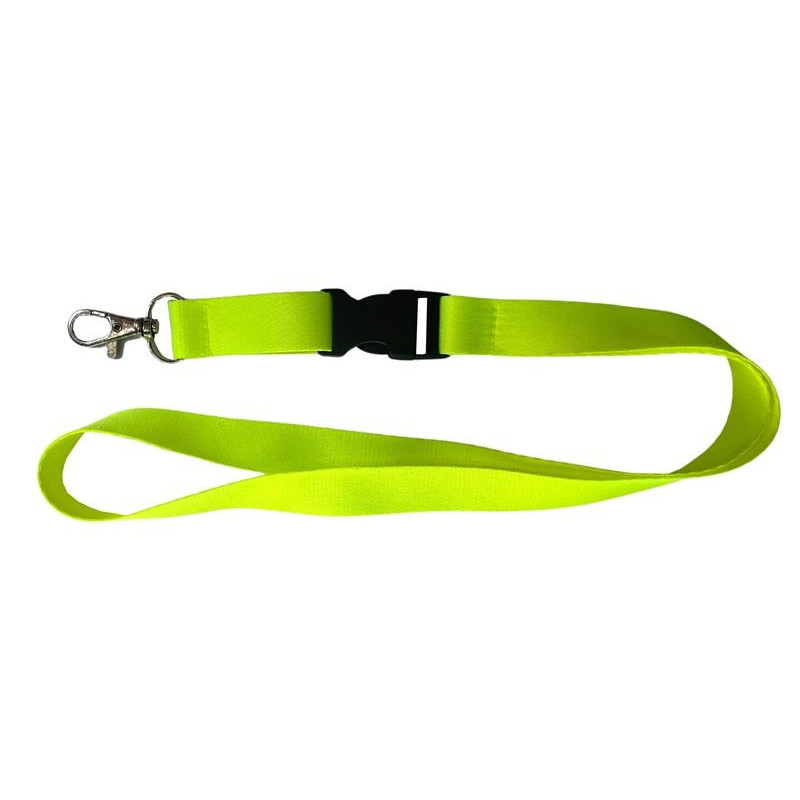 Smycz neon fluorescencyjna na szyję do telefonu i kluczy żółta 20mm x 52cm