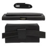 Etui Kabura skórzana A2E CRAZY 3D XXXL na telefon do paska czarny groszek