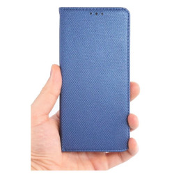 Etui Smart Magnet na telefon Honor Magic 8 Lite 5G MTN-NX1M / X70 5G MTN-AN00 / X9d 5G MTN-NX1 granatowe