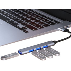 Hub USB 4 porty 3.0 rozgałeźnik adapter 5Gb/s
