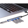 Hub USB 4 porty 3.0 rozgałeźnik adapter 5Gb/s