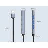 Hub USB 4 porty 3.0 rozgałeźnik adapter 5Gb/s