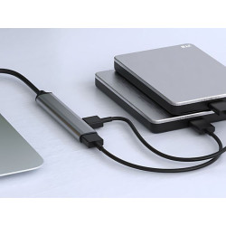 Hub USB 4 porty 3.0 rozgałeźnik adapter 5Gb/s