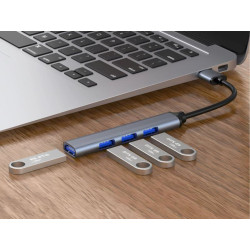 Hub USB 4 porty 3.0 rozgałeźnik adapter 5Gb/s