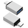 Adapter kabel USB TYP C HOST / USB USBC 3.0 OTG srebrny