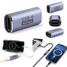 Adapter przejściówka USB-C gniazdo żeńskie 40Gbps USB 4
